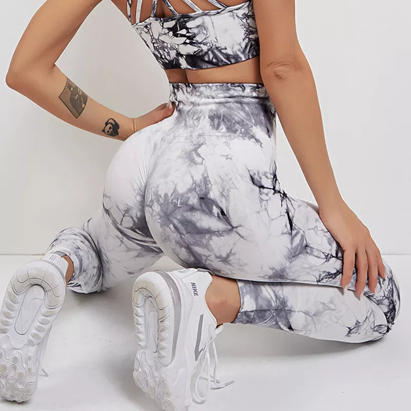 NEW TIE DYE YOGA SPORT PANTS