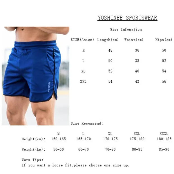 MEN FITNESS BODYBUILDING SHORTS