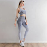 2 PCS SEAMLESS YOGA SUIT