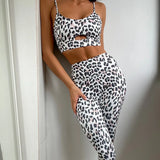 2-PIECE LEOPARD PRINT YOGA SET