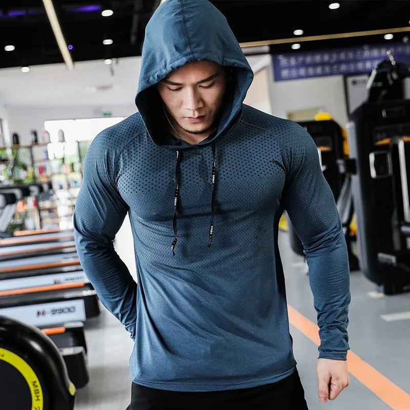 MEN'S FITNESS TRACKSUIT HOODIE