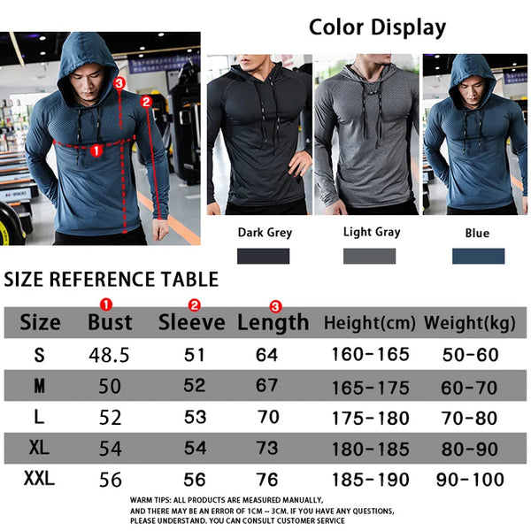 MEN'S FITNESS TRACKSUIT HOODIE