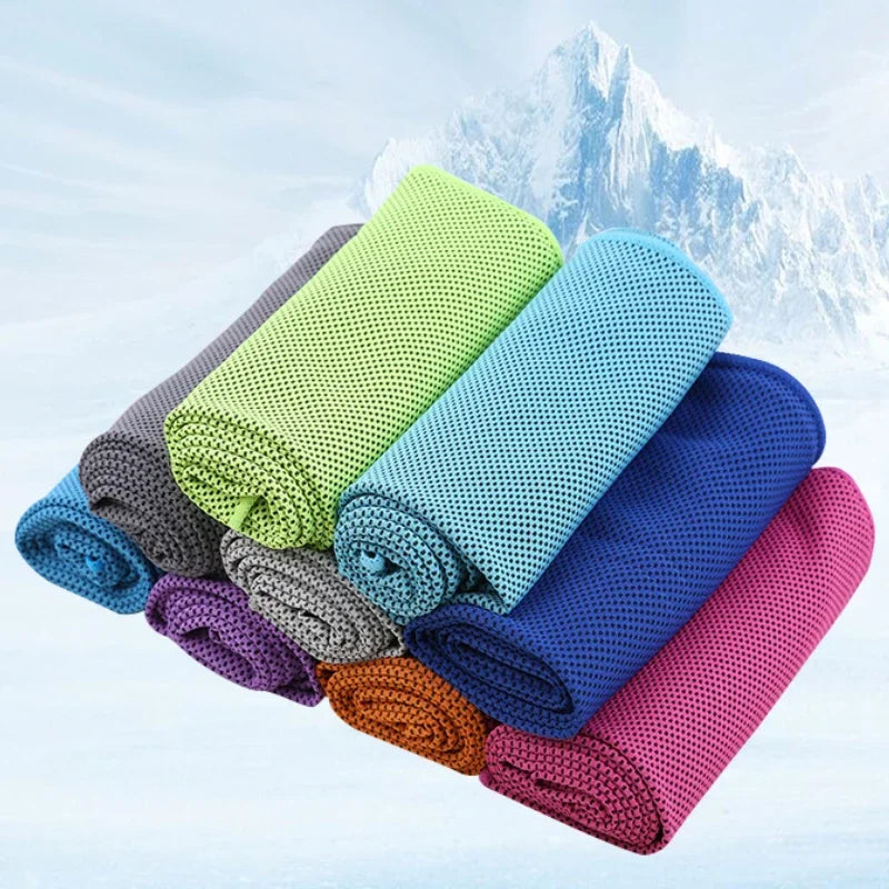 PORTABLE MINI SILICA GEL SET COLD TOWEL