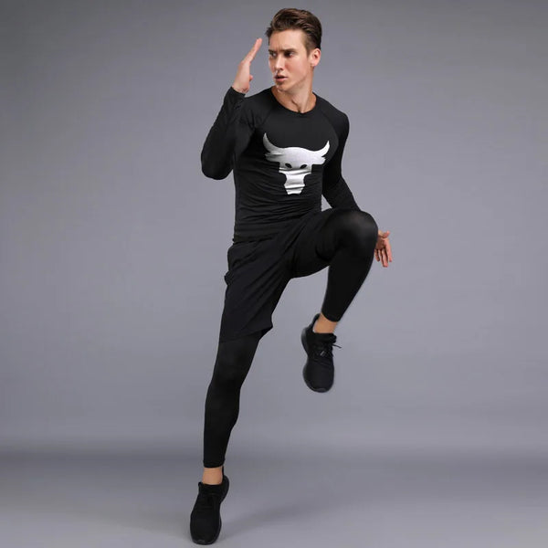 MEN RUNNING SPORT CLOTHES SET