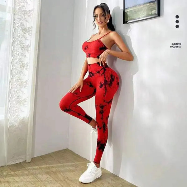 2-PIECE LEOPARD PRINT YOGA SET